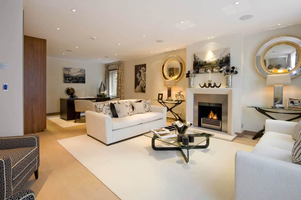 Pont Street Mews lounge