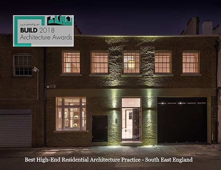 RBD Architecture & Interiors, named Best High-End Residential Architecture Practice at the BUILD 2018 Awards