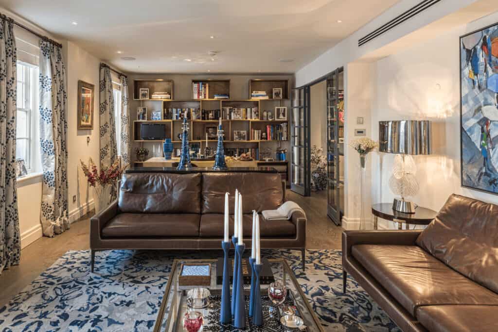 Custom built units in lounge